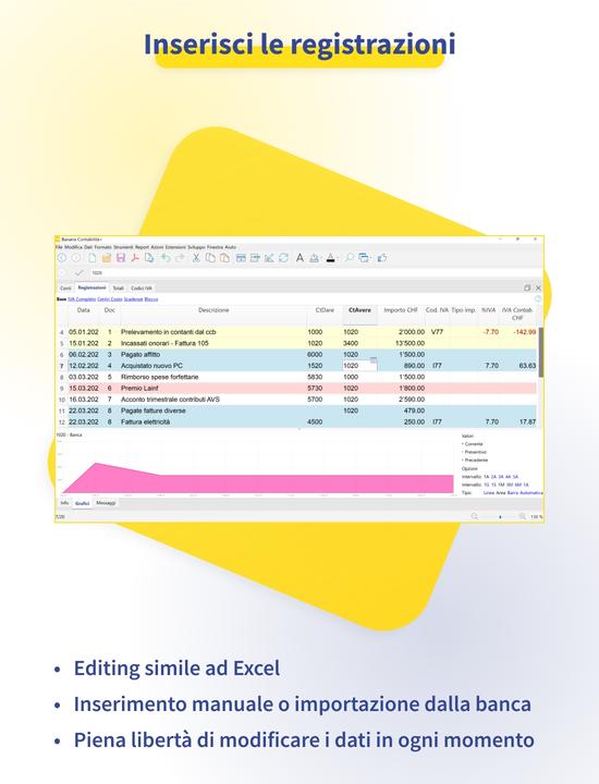 Produktbild Banana Contabilità Plus (12 Monate)