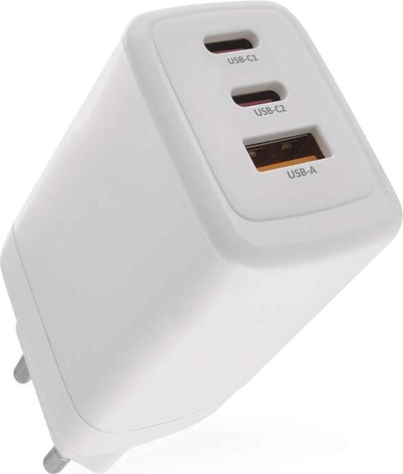 Actual product image Emos USB Wall Charger Gan Pd 65w A2c (65 W, 3 ports)