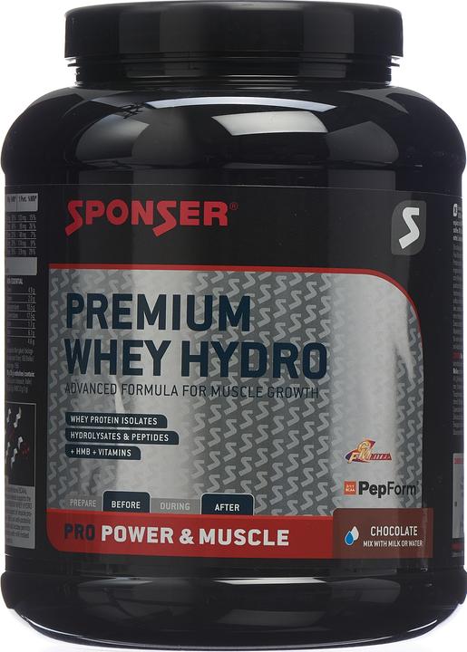 Produktbild Sponser Premium Whey Hydro (Chocolate, 1 x, 850 g)
