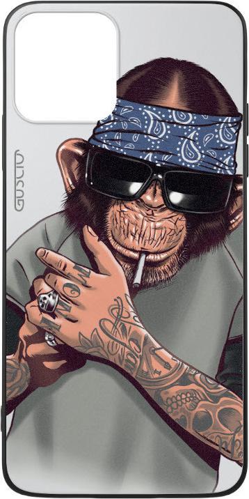 Actual product image Guscio iPhone 12 Pro Max - cover monkey with bandana (Apple iPhone 12 Pro Max)