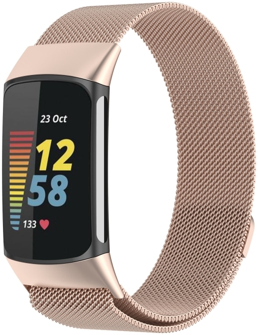 PhoneLook Milanaise-Armband aus Stahl in (Grösse L) Vintage gold (Aluminium, 4, Charge 3)