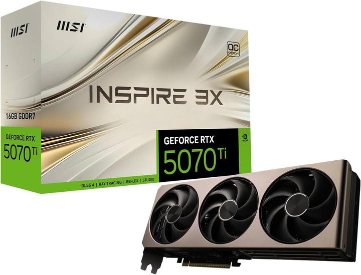 Produktbild MSI GeForce RTX 5070 Ti Inspire 3X OC (16 GB)