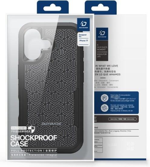 Actual product image Dux Ducis Shld Series Robustes TPU und PC Hardcase 3m Fallsicher (Apple iPhone 17)