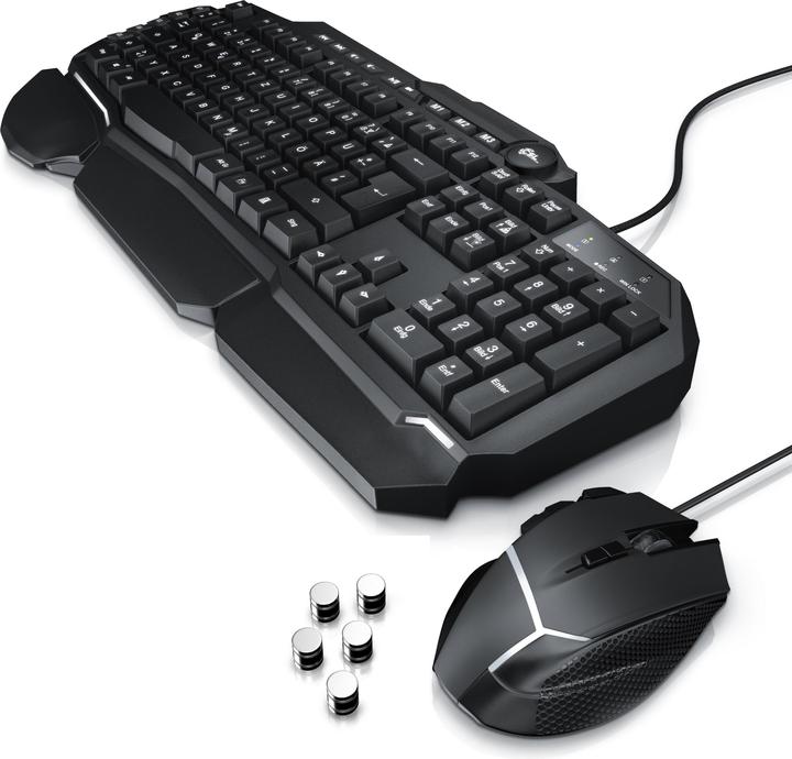 Immagine prodotto CSL Pacchetto tastiera e mouse da gioco (Svizzera, Cablato)