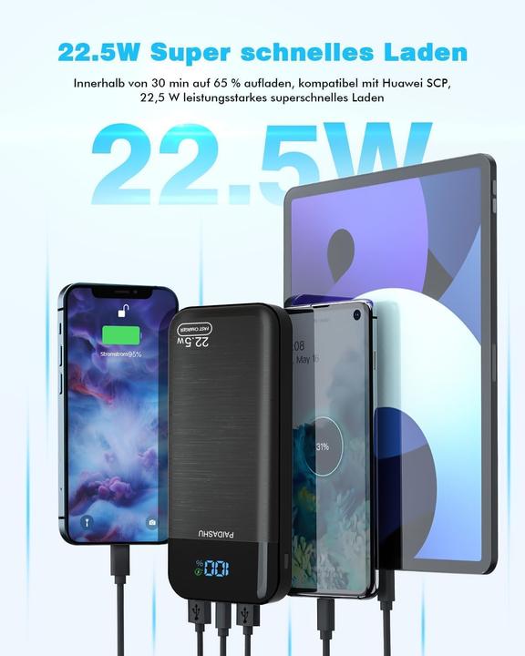 Actual product image Paidashu VS2 (27000 mAh, 22.50 W, 99.90 Wh)