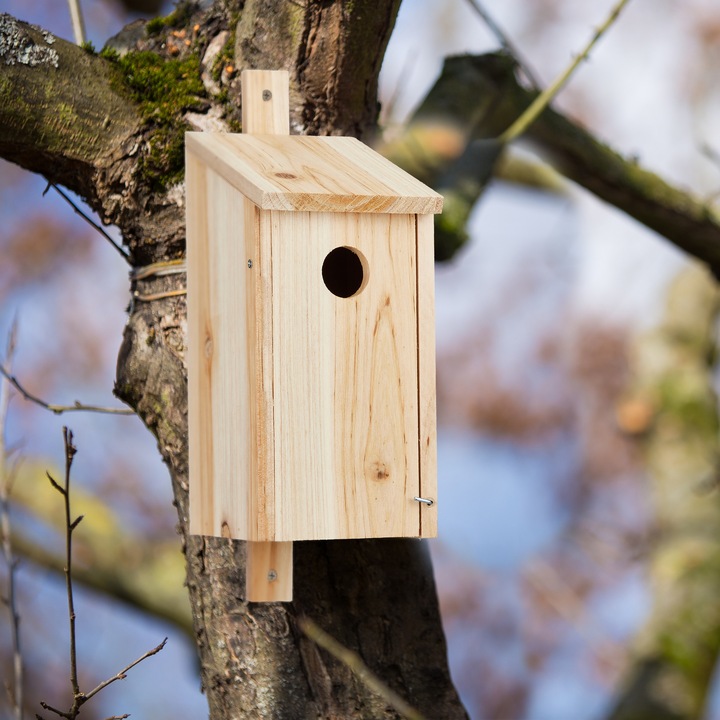 Actual product image Relaxdays Nest Aid, Hanging Birdhouse