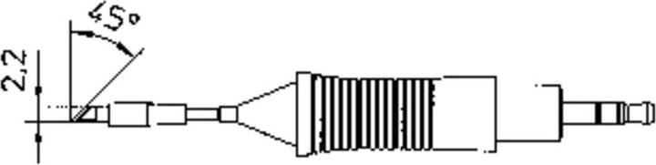 Produktbild Weller Erem Lötspitze Messerspitze 45° Pro (Lötspitze)