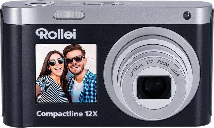Actual product image Rollei Compactline 12X Digital Camera, black (64 Mpx)