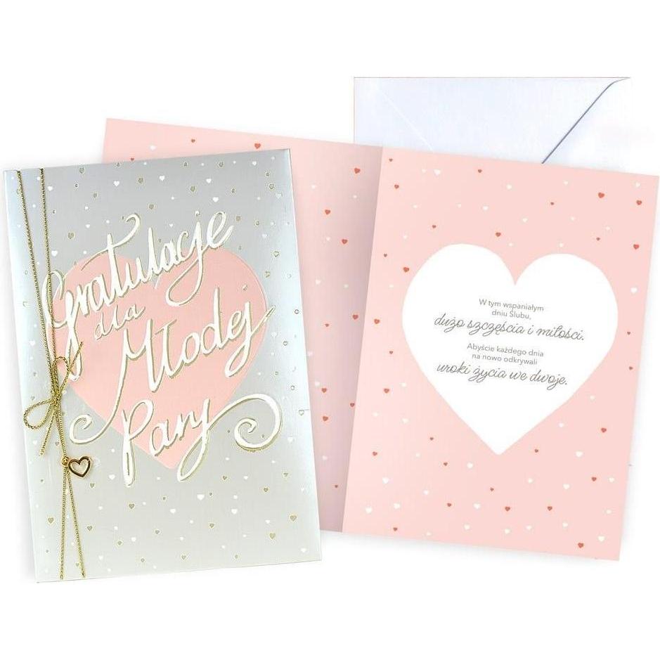 Kukartka, Biglietto di auguri + Carta da lettere, Karte B6 Hochzeit (1 pz.)