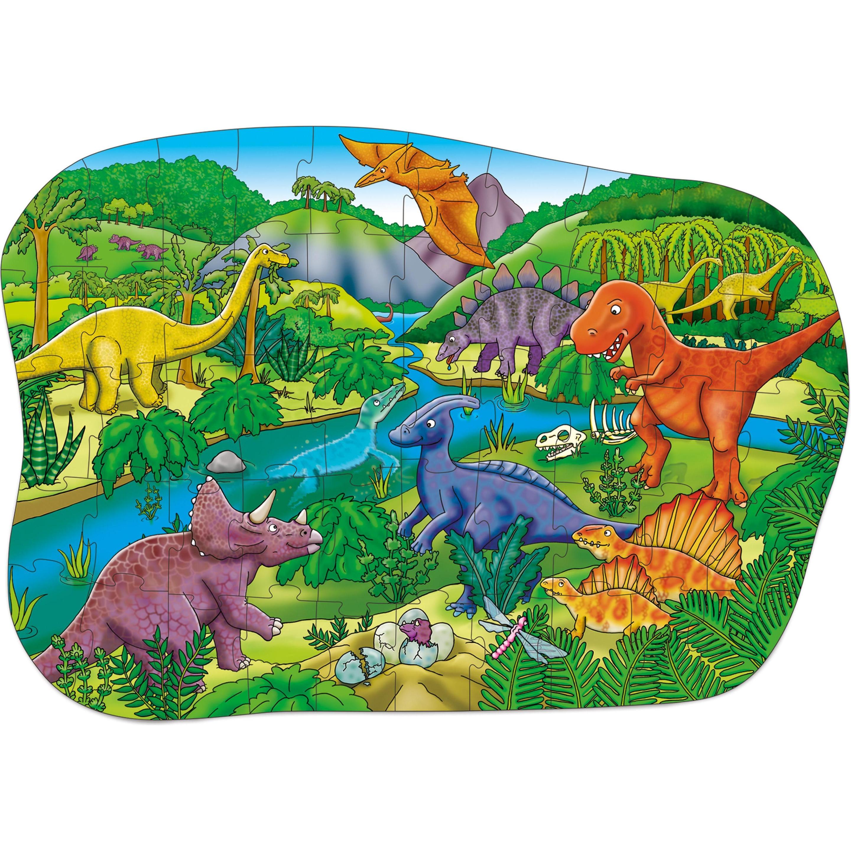 Thumbnail - Amo Toys Orchard - Big Dinosaur Puzzle (600256) (50 Teile)