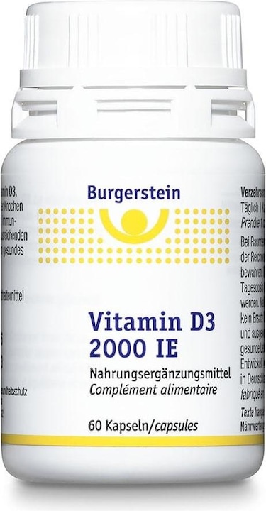 Immagine prodotto Burgerstein Vitamin D3 2000 IE (60 Pezzo/i, Pillole, 23 g)