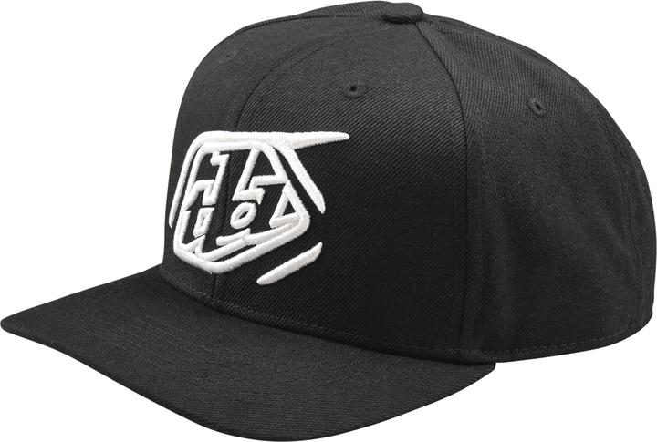 Actual product image Troy Lee Designs Curved Snapback Cap, Badge, black, one size (One size)