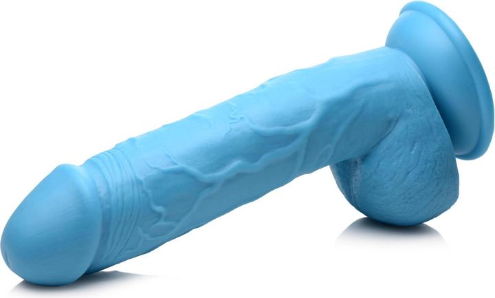 Produktbild Pop Peckers Poppin Dildo 20 cm - Blue