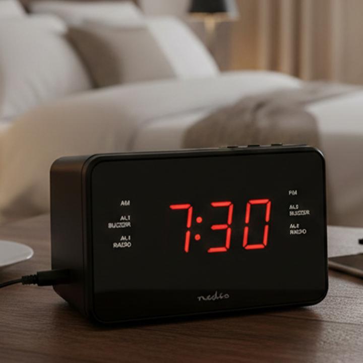 Produktbild Nedis Digitales Radiowecker mit LED-Display (0,9 Zoll) FM