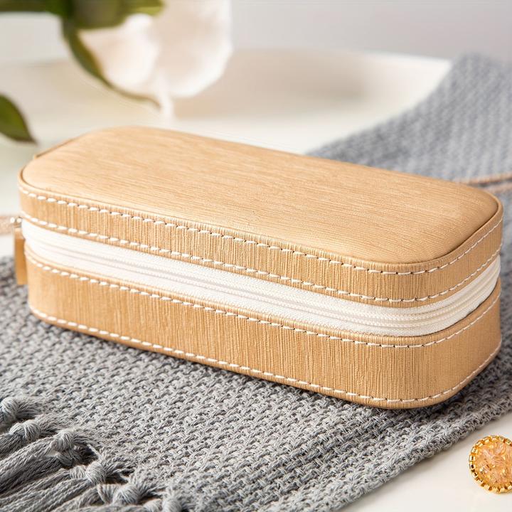 Only-Bags.Store Travel Jewelry Box, Portable Jewelry Case, PU Jewelry Box, Small Jewelry Container, Jewelry Boxes