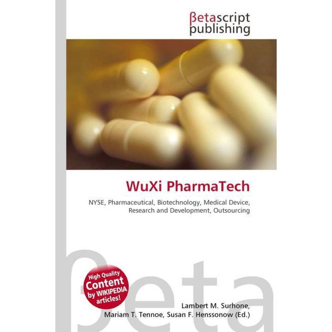 WuXi PharmaTech, Fachbücher von Lambert M. Surhone, Susan F. Marseken, Miriam T. Timpledon