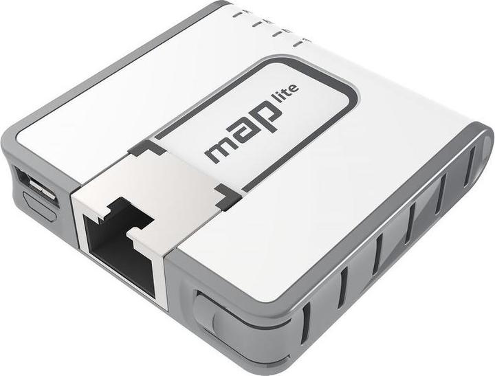 Produktbild MikroTik mAP lite Weiss Power over Ethernet PoE RBmAPL-2nD