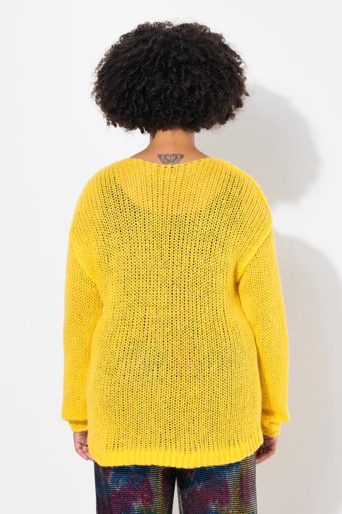 Produktbild Angel of Style Pullover, oversized, Ballonärmel, V-Ausschnitt. (50)