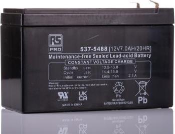 Immagine prodotto RS PRO Batteria ricaricabile al piombo (12 V, 7000 mAh)