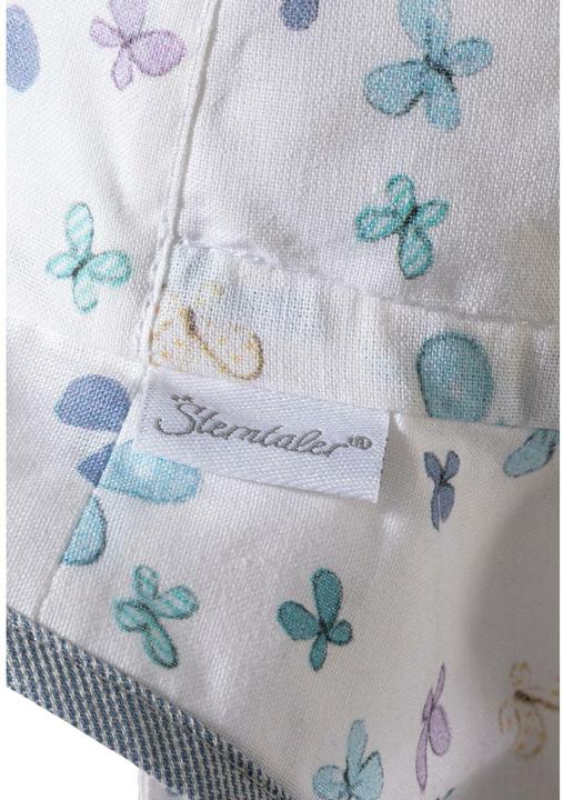 Produktbild Sterntaler Sonnenhut mit Nackenschutz Schmetterlinge Weiss Gr. 47 (47)