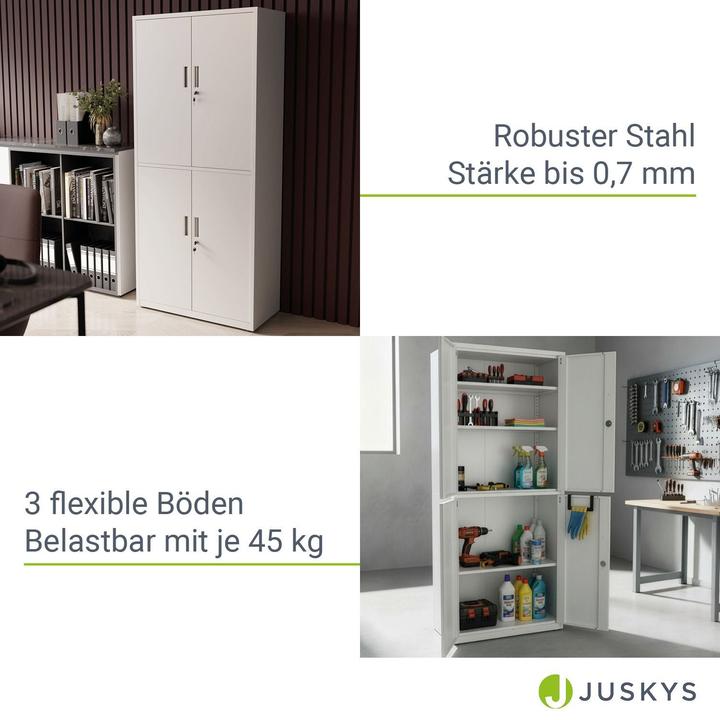 Produktbild Juskys Aktenschrank (80 x 40 x 180 cm)
