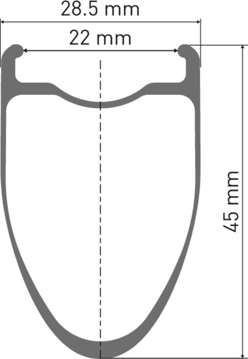 Produktbild DT Swiss DT ERC 1100 DICUT Laufrad 700c CL 45 100/12 WTS (Vorderrad, 28")