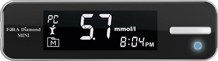Image du produit Fora Diamond MINI lecteur de glycémie Bluetooth mmol/L pour iPhone, Android