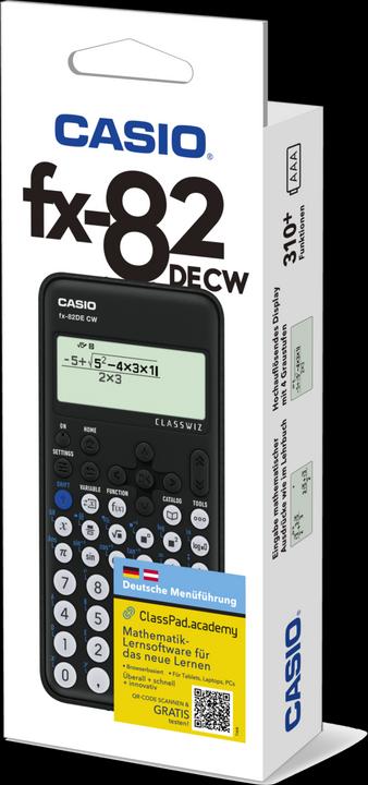 Image du produit Casio FX-82DE CW (Piles)