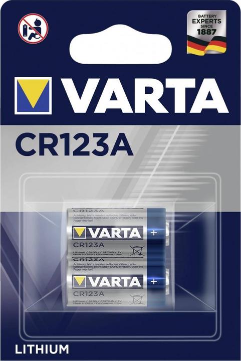 Immagine prodotto Varta Foto Litio (2 pz., CR123A, 1500 mAh)