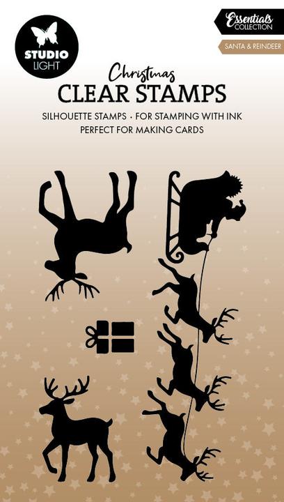 Immagine prodotto art by marlene Clear Stamp "Santa & Reindeer" Essentials