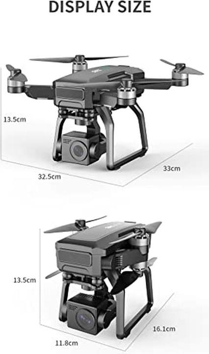 Produktbild Luxwallet Skyline Drone 15-30KM/h 4K Video WiFI GPS - 3000 Meter 5Ghz FPV 3 Axis Gimbal Luchtfotografie RC 3KM