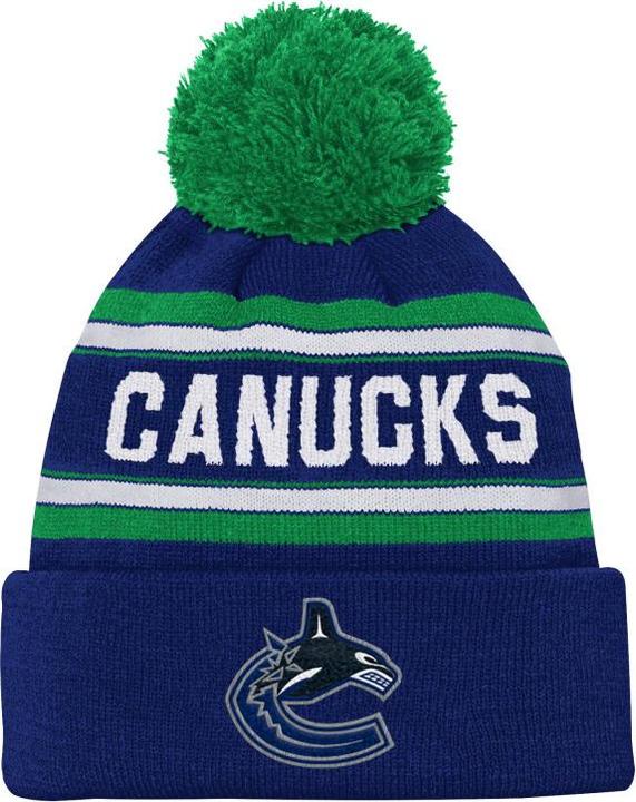 Image du produit Outerstuff JR Bonnet à pompon avec bordures en tricot jacquard (Carolina)