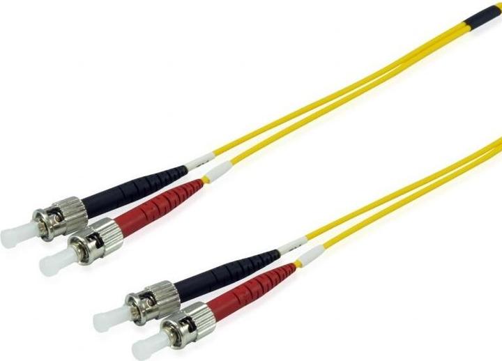 Actual product image equip FO patch cable ST->ST singlemode duplex OS2 ge (3 m)