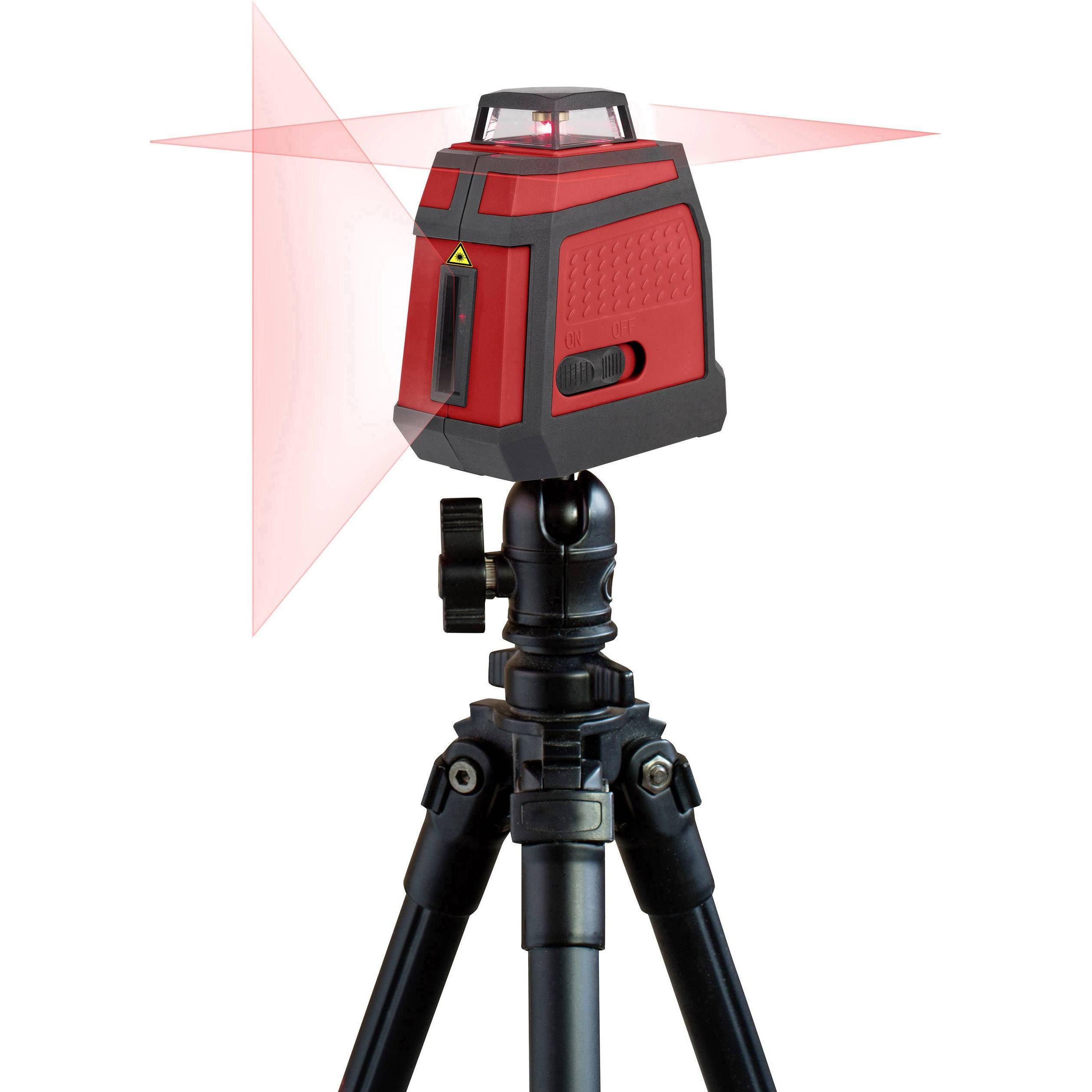 Toolcraft, Laser lineare, Laser a linea trasversale a 360 gradi con autolivellamento