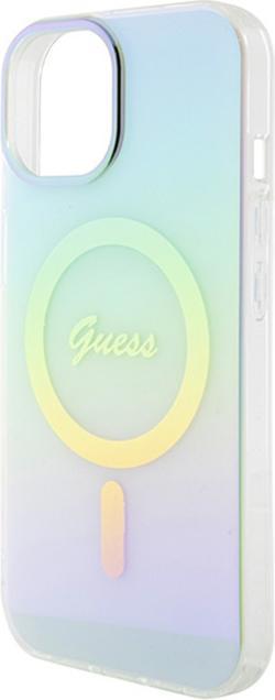 Produktbild Guess GUHMP15SHITSQ iPhone 15 6.1" turkusowy/turquoise hardcase IML Iridescent MagSafe (Apple iPhone 15)