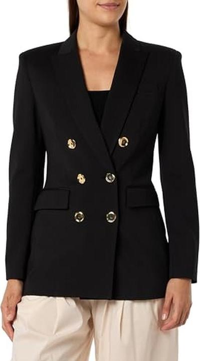Pinko Glorioso Scuba-Jacke mit Metallknopf (40)