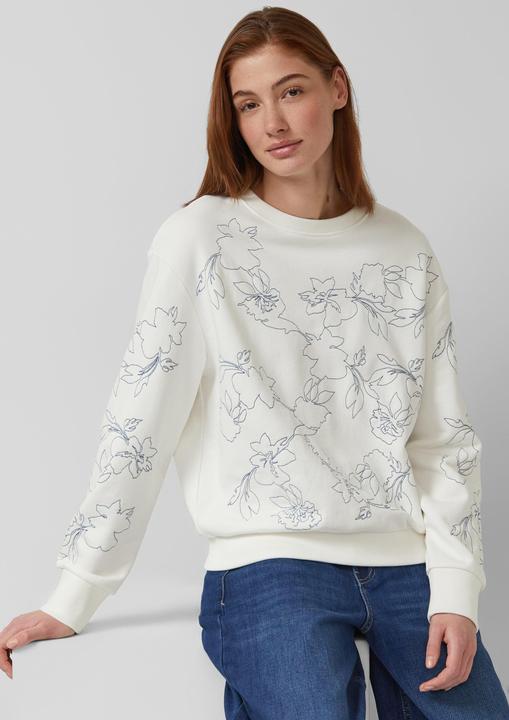 Produktbild s.Oliver Sweatshirt Sweatshirt mit Stickerei (46)