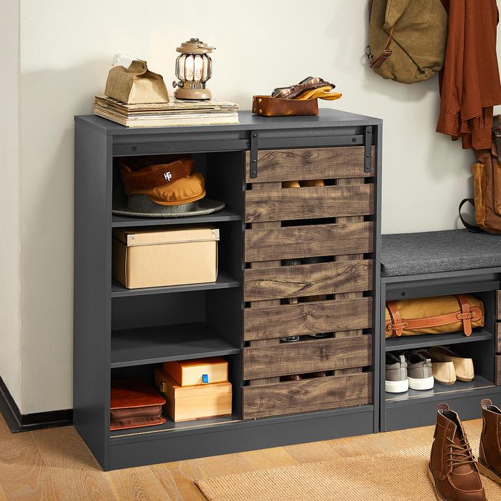 Actual product image SoBuy Sideboard sliding door (80 x 89 x 35 cm)