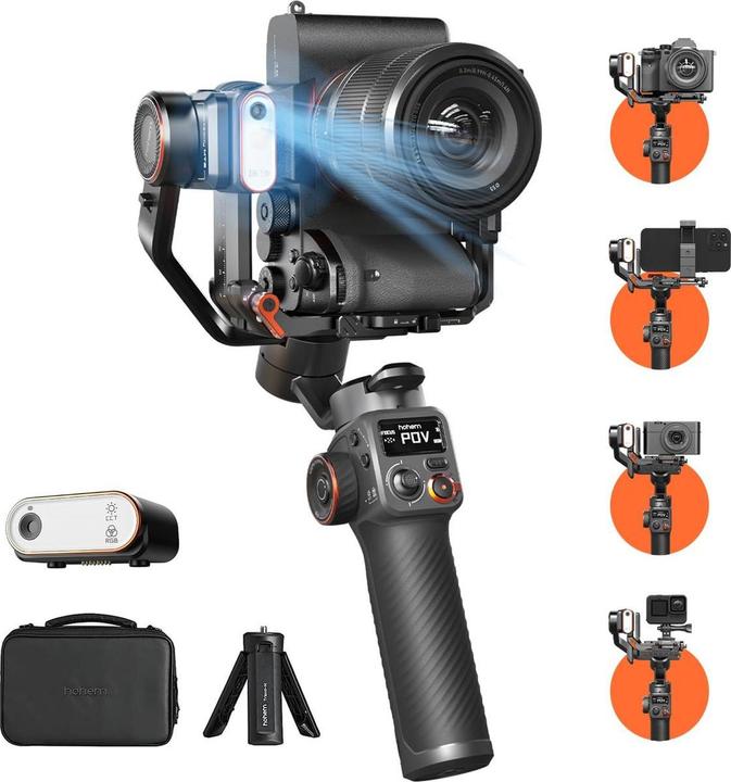 Image du produit Hohem Kit iSteady MT2 (Appareil photo compact, Appareil photo reflex, Caméra d'action, Smartphone, 1.20 kg)