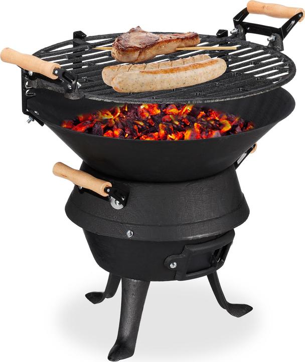 Relaxdays Barbecue barrel (36 cm)