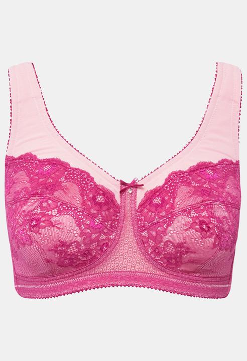 Actual product image Ulla Popken Lace Panel Relief Bra (100 C)