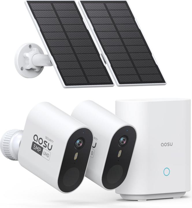 Produktbild Aosu Solarcam System Max - 2 Camera's (2560 x 1440 Pixels)