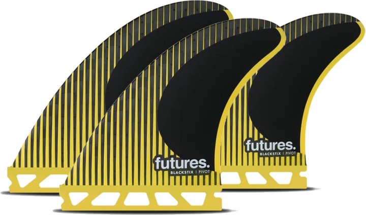 Futures Thruster Fin Set P6 Blackstix Pivot M
