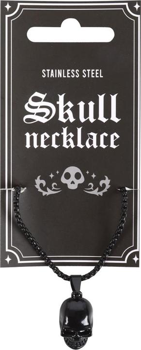 Produktbild Something Different Totenkopf Halskette Obsidian (100% synthetisches Material)