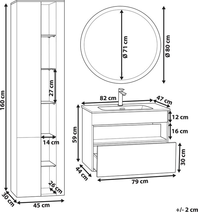 Produktbild Beliani Figueres