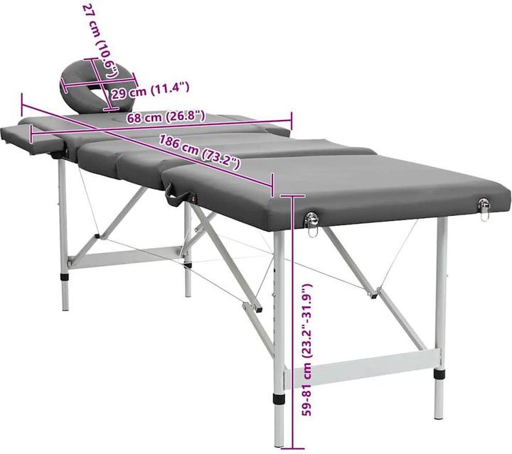 Immagine prodotto vidaXL Massageliege