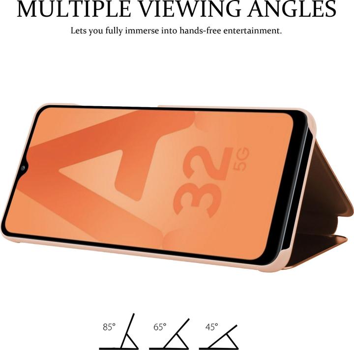 Immagine prodotto Cadorabo Copertina per specchietto retrovisore Smart View a libro (Samsung Galaxy A32 5G)