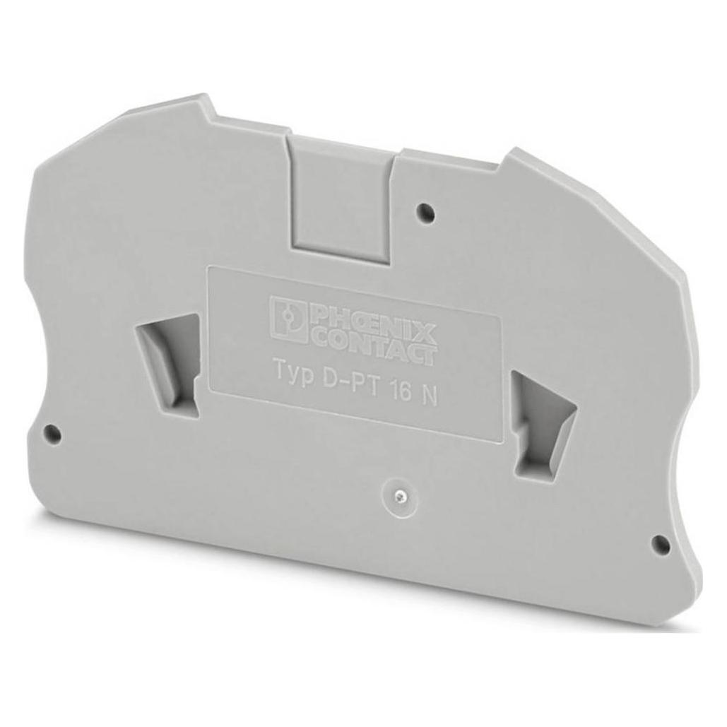 Phoenix Contact End Cover 3212060, Elektronikkabel + Stecker, Grau