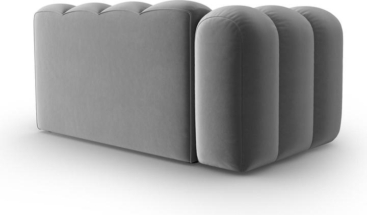 Image du produit Micadoni Canapé Modulable Gauche en Velours, "Lupine", 2 Places, 145x95x70Fabriqué en Europe (2 places)