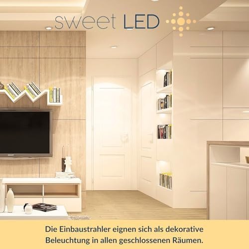 Produktbild Sweet Led 6er-Set schwenkbare LED-Einbaustrahler (330 lm)